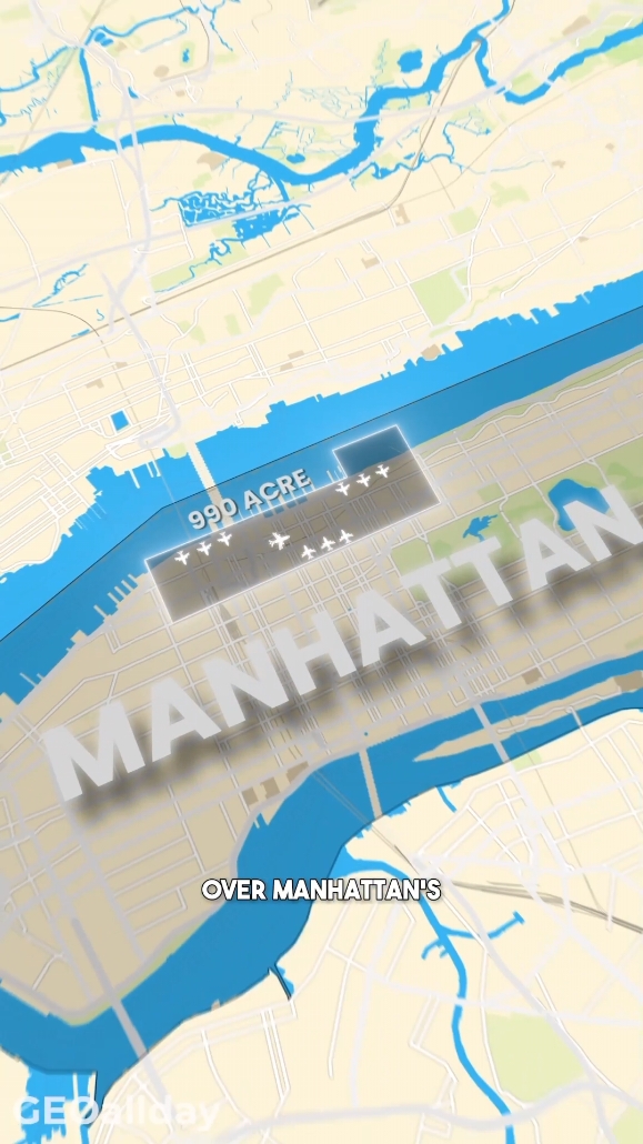 NYC's Forgotten Mega Airport Plan #geography #map #airplane #airport #nyc #newyork #newyorkcity #mapping #learn #learning #usa 