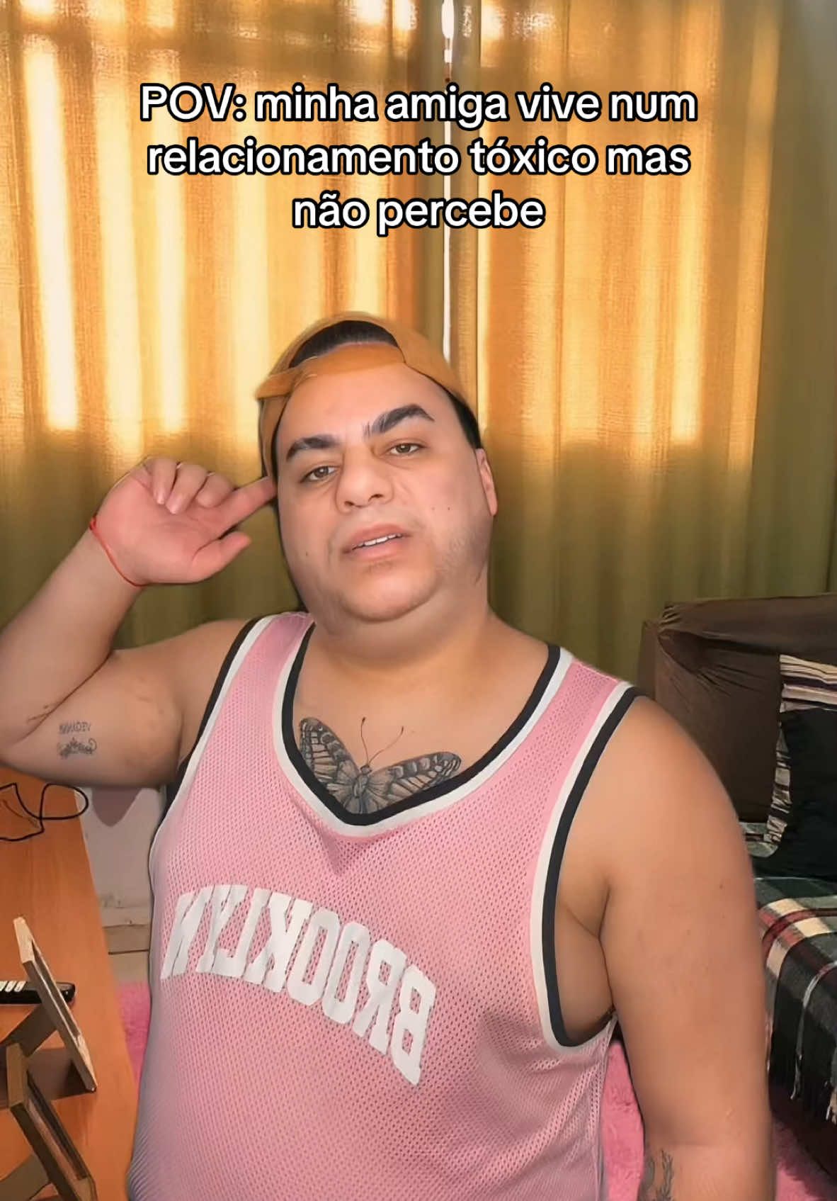 O pior é ela passando pano ainda… 🥲