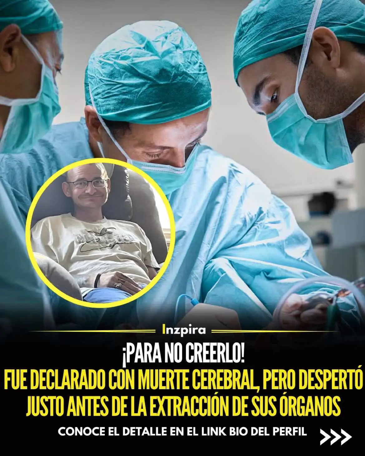 Thomas Hoover, de 36 años, despertó momentos antes de que le extrajeran sus órganos para trasplante, tras haber sido declarado con muerte cerebral en octubre de 2021 en Baptist Health Richmond, Kentucky. El hecho se ha dado a conocer recientemente por una empleada involucrada en el proceso. ✅ Conoce el detalle en el link bio del perfil. • • • #Operacion #Medicina #Doctores #Transplante