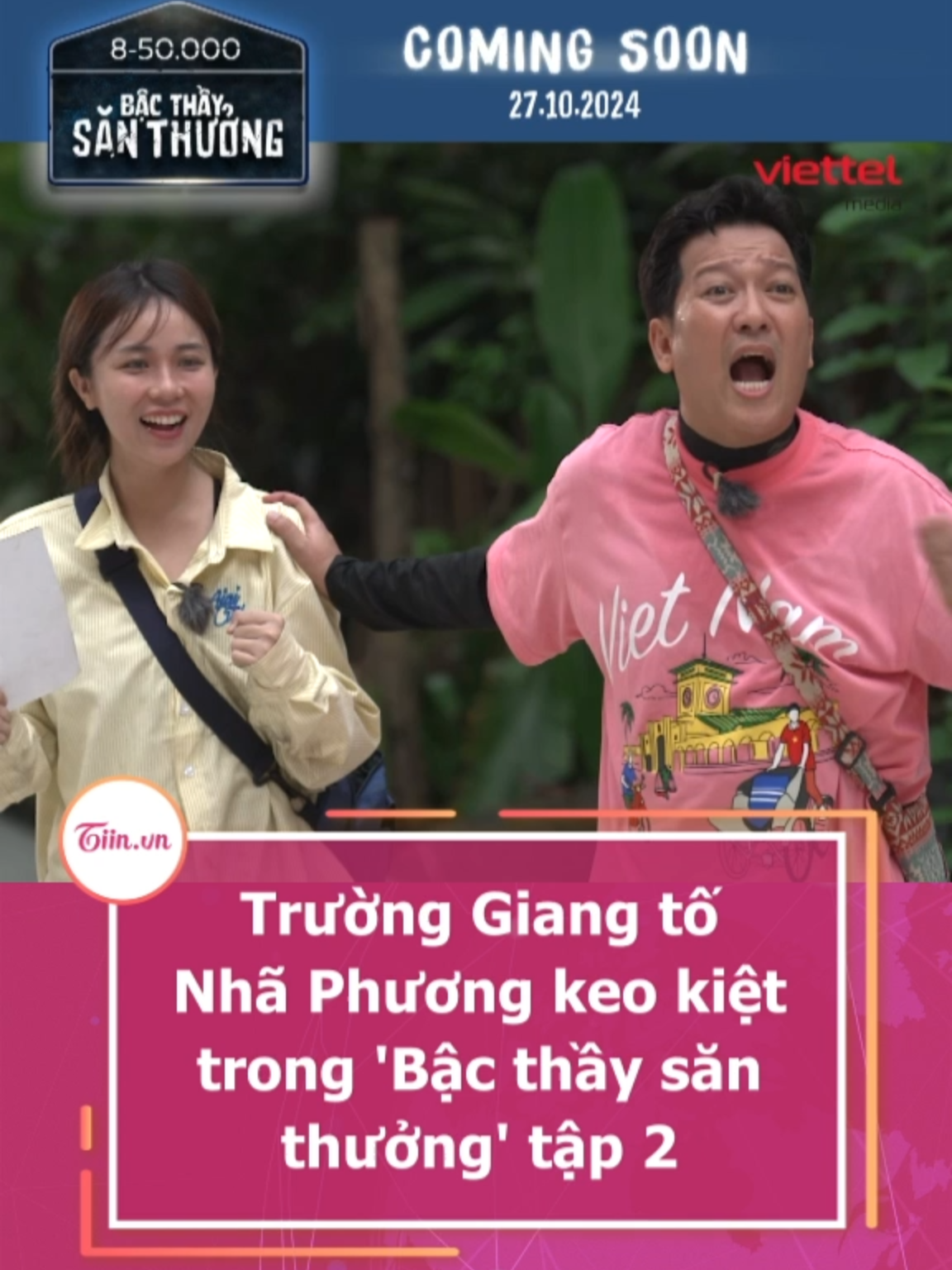 Trường Giang tố Nhã Phương keo kiệt trong 'Bậc thầy săn thưởng' tập 2 #tiinnews #truonggiang #nhaphuong #bacthaysanthuong