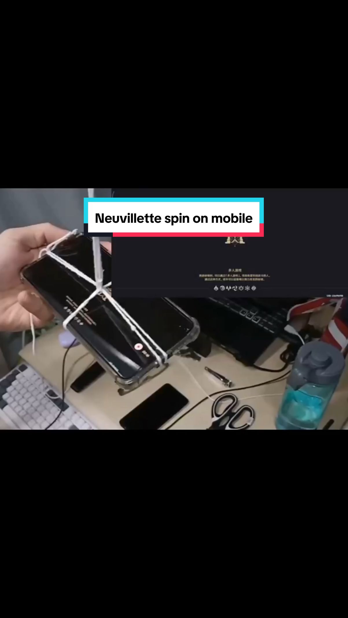 This is how you do Neuvillette spin on mobile... _ _ _ #Hoyoverse #GenshinImpact #Genshin  #Neuvillette #hacks #humor #meme 