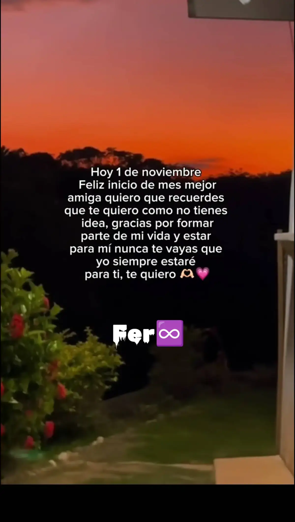 te quiero muchísimo ❤️