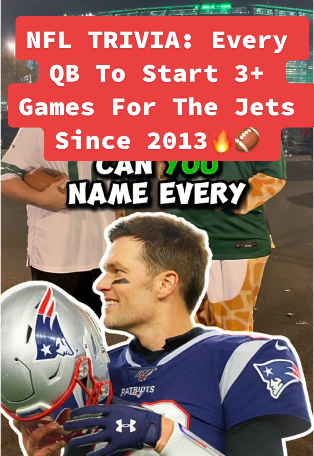 NFL Trivia: This Guy Knows Ball🔥🏈 #nfltrivia #sportstrivia #NFL #nflfootball #newyorkjets #aaronrodgers #nflrankings #nfldebate #nfltiktok #fypnfl #fyp 