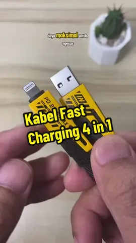 Kabel Fast Charging 4 in 1 bahan kabel dilapisi nylon jadi kuat banget gak mudah putus   #kabelfastcharging4in1  #kabeldata4in1  #kabelcharger   #kabeldatafastcharging #l #cuantanpabatas #wibgajian 
