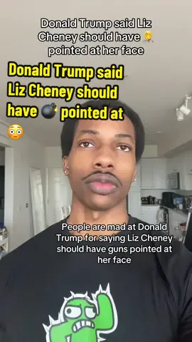 Donald Trump said Liz Cheney should have 🤦 pointed at her face | Guns #fyp #lizcheney #harris #walz #kamalaharris #advicefromlouis #fypシ #militsry #veteran #marines #marine