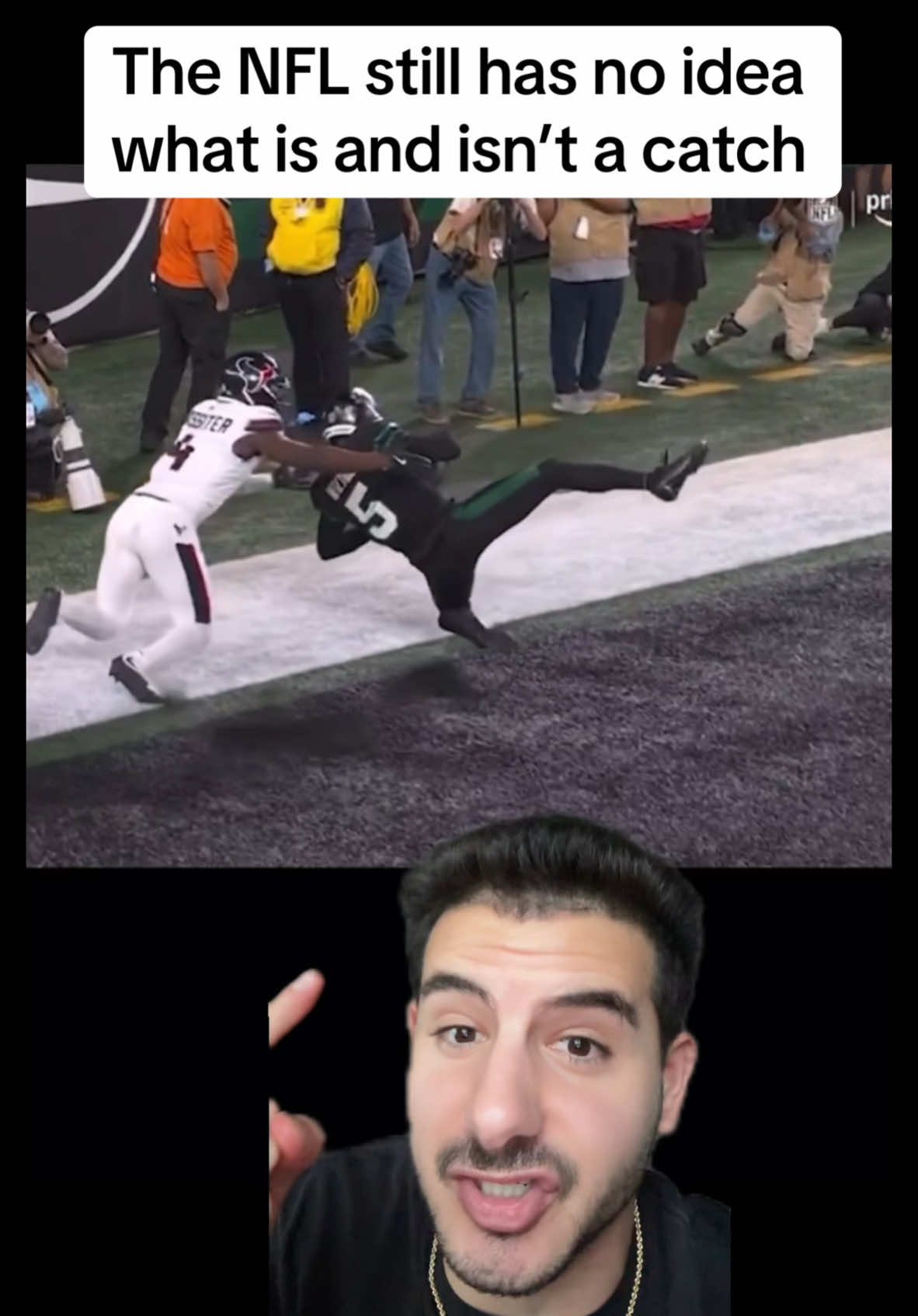 Do you guys think this should have counted? #nfl #nflfootball #catch #ny #nyjets #garrettwilson #top5 #tnf #confused #nfltiktok #fyp 