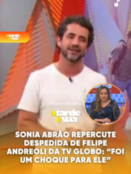 Sonia Abrão repercute despedida de Felipe Andreoli da TV Globo: “Foi um choque para ele” . . . #RedeTV #ATardeESua #SoniaAbrão #celebridades #celebs #fofocas #polemica #subcelebridades #famosos #FelipeAndreoli