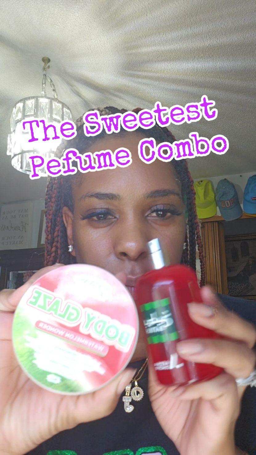 Now try this sweet perfume como from @CANVAS BEAUTY BRAND and @AROMA CONCEPTS FL  10000/10 5 🌟 🤩  #creatorsearchinsights #canvasbeautybrand #canvasbodyglaze #bodyglaze #watermelon #sweetperfume #perfumecombo #bodyglazereview #tiktokshopcybermonday #tiktokshopblackfriday #tiktokshopholidayhaul #smellgood #perfumecollection 