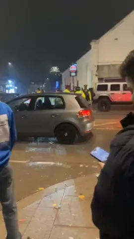 Police confiscate fireworks from people in Southall 