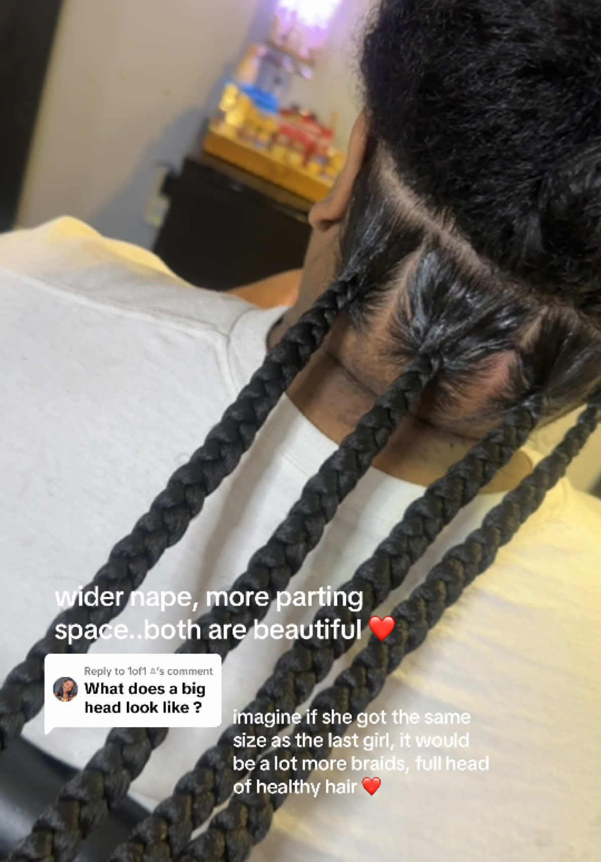 Replying to @1of1 ♎︎ currently having a sale on these braids, book with me ❤️ #hairstylist #mariettabraider #atlantabraider #gsubraider #caubraider #ksubraider #atlantahairstylist #largeknotlessbraids #jumboknotlessbraids #knotlessbraidsatl #mariettabraids 