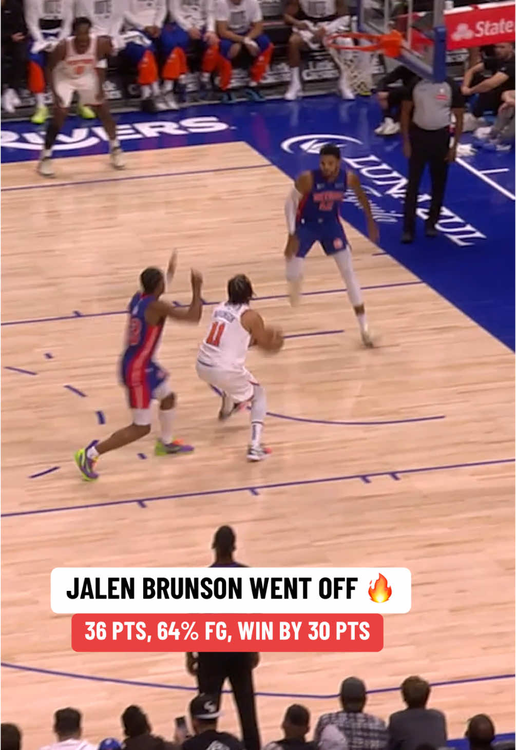 LET JALEN COOK 👀🔥 #NBA #basketball #jalenbrunson #knicks #knicks #nyc 