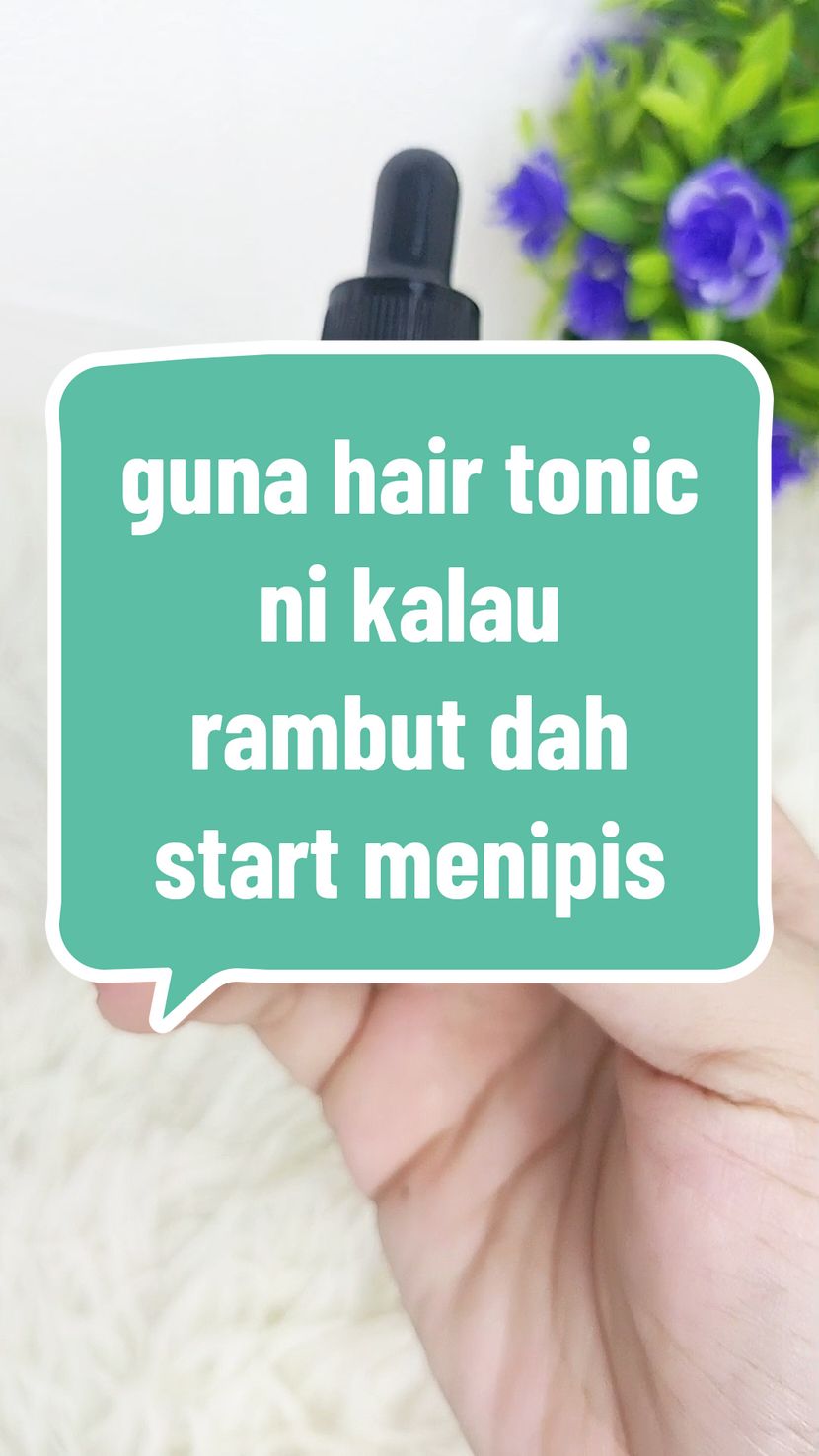 tengok feedback yang guna hair tonic ni semua ok. konsistent je guna hair tonic ni. #hairtonic #serumrambut #serumrambutviral #hairtonicmurah