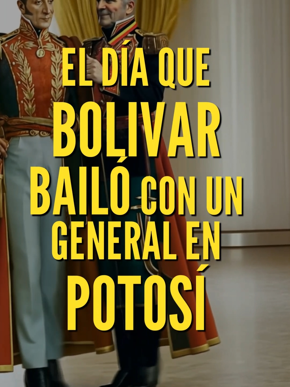 El día que Simón Bolivar bailó con un general en Potosí. #simonbolivar #historia #bolivia🇧🇴 #venezuela🇻🇪 #lapaz_bolivia🇧🇴 #baile #foruyou #parati #potosi_bolivia🇧🇴 #bolivar 