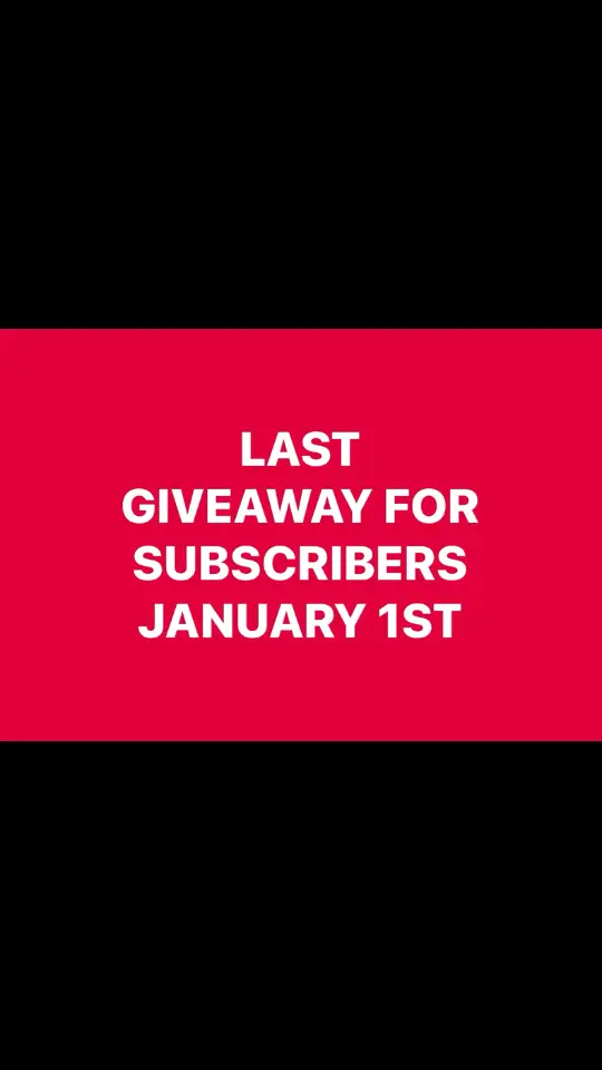 I will be Discontinuing the Monthly Giveaways for Subscribers after January 1st due to a lack of sponsors and need for self care. Feel free to Cancel your Subscriptions afterwards if you Wish. Message Me If you have any Questions or Concerns and thank you so much for supporting me over the years! 🙏