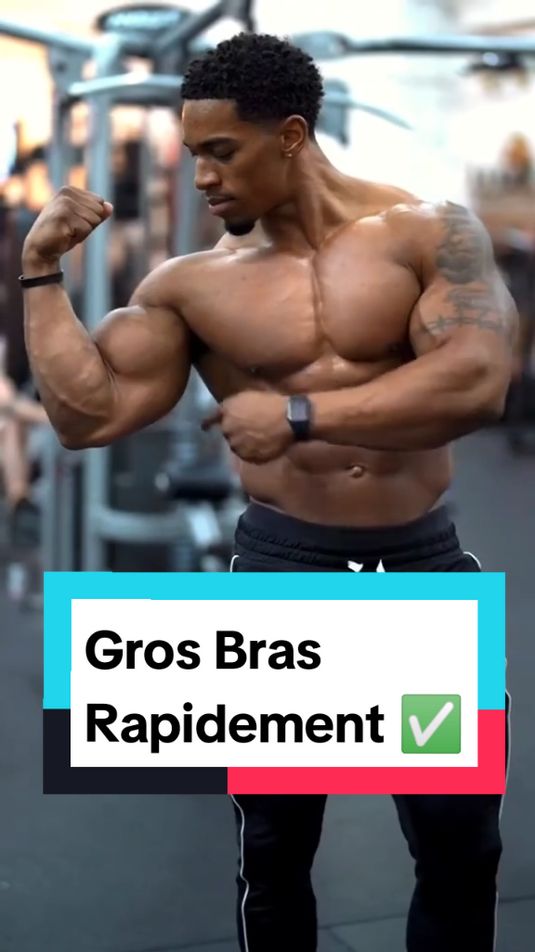 Comment avoir de gros bras rapidement  #creatorsearchinsights #pourtoi #fyp #tiktokviral #gym #fit #Fitness #tiktok_india #sports #exercise 