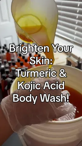 Refresh your skin with our Turmeric & Kojic Acid Body Wash! This potent blend brightens, evens out skin tone, and helps reduce dark spots. Experience a luxurious cleanse that leaves your skin glowing and revitalized. Elevate your shower routine today! #Skincare #GlowingSkin #BodyWash #SelfCare #NaturalBeauty #hyperpigmentation #BeautyRoutine #HealthySkin #SkincareCommunity #GlowGetter #VeganBeauty #CleanBeauty”