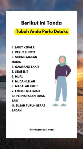berikut ini tanda tubuh anda perlu detoks #bodygoals #hidupsehat #tubuhideal #fyp #diet #polamakansehat #trending