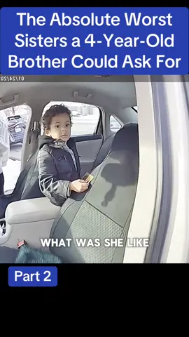 The Absolute Worst Sisters a 4-Year-Old Brother Could Ask For#cops #copsoftiktok #police #policeofficer #fyp 