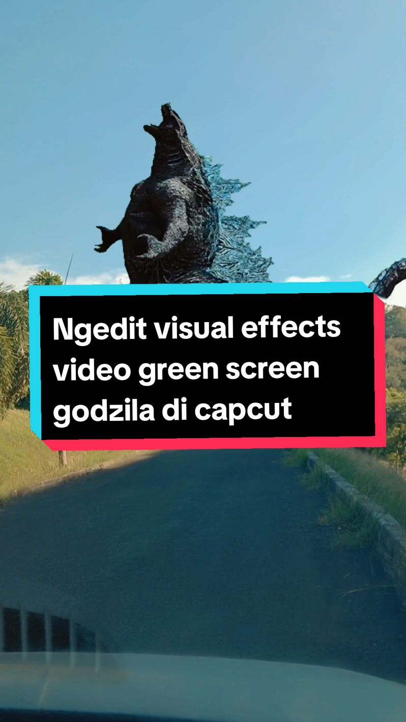 Ngedit visual effects video green screen godzila di capcut. #CapCut #greenscreen #godzila #visualeffects 