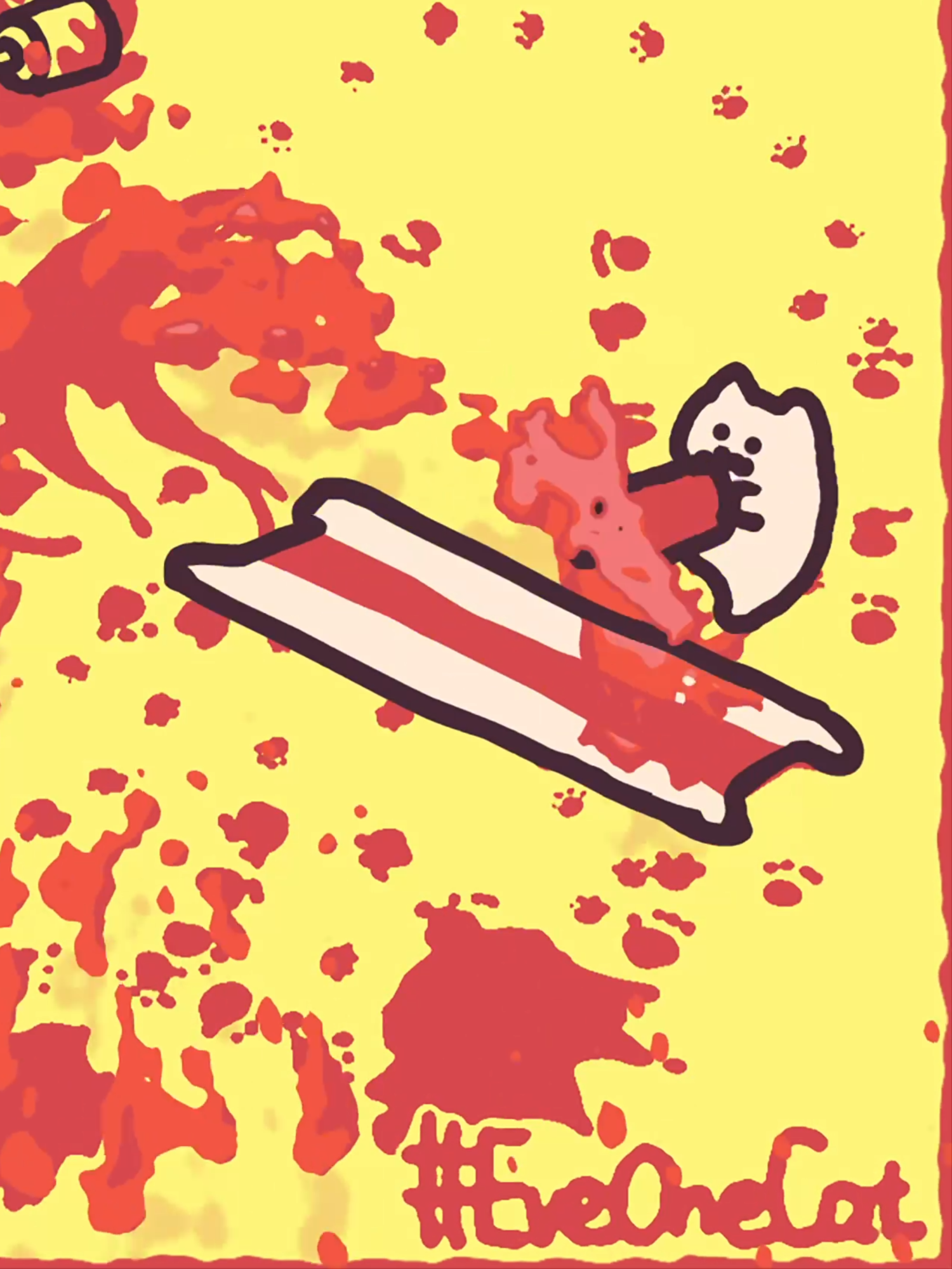 「Ketchup Catsup!」#EveOneCat #motiongnyaphics