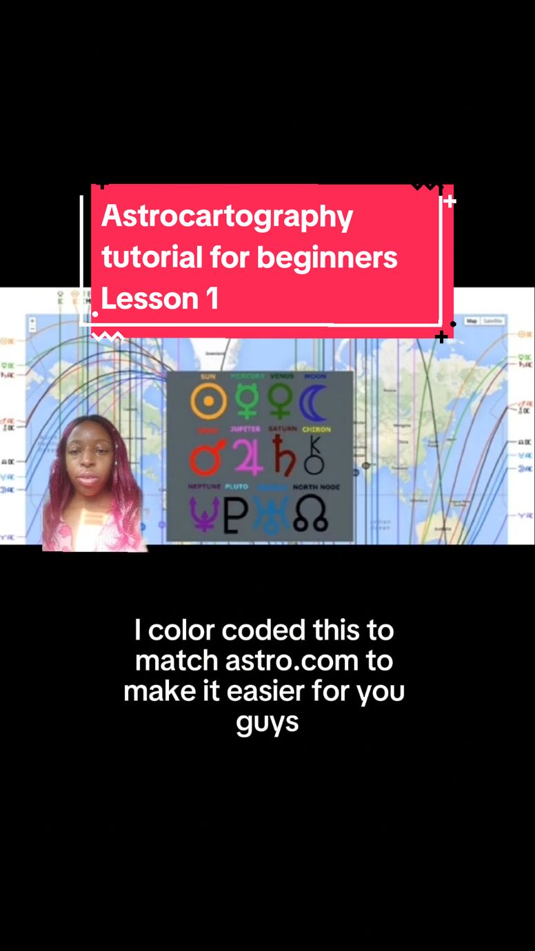Lesson 1: My beginner guide to Astrocartography. If you need it simplified even more I can make another tutorial, but I think this explains it in simple terms, without leaving too much of the more advance stuff out. This is just lesson 1, there's so much more to it, but this will at least get you guys started #astrocartography #astrology #astrologytiktok #astrologyfyp #astrologytok #astrocartographylines #astrocartographyquestions #astrocartographylessons #astrocartographer 