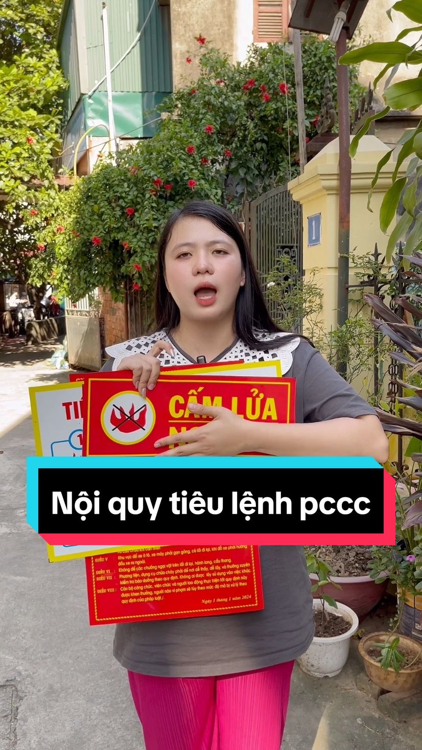 Bạn hãy trang bị nội quy tiêu lệnh chuẩn  PCCC cho cửa hàng nhà bạn nhé #tieulenhpccc #noiquypccc #tieulenhnoiquy #pccc 