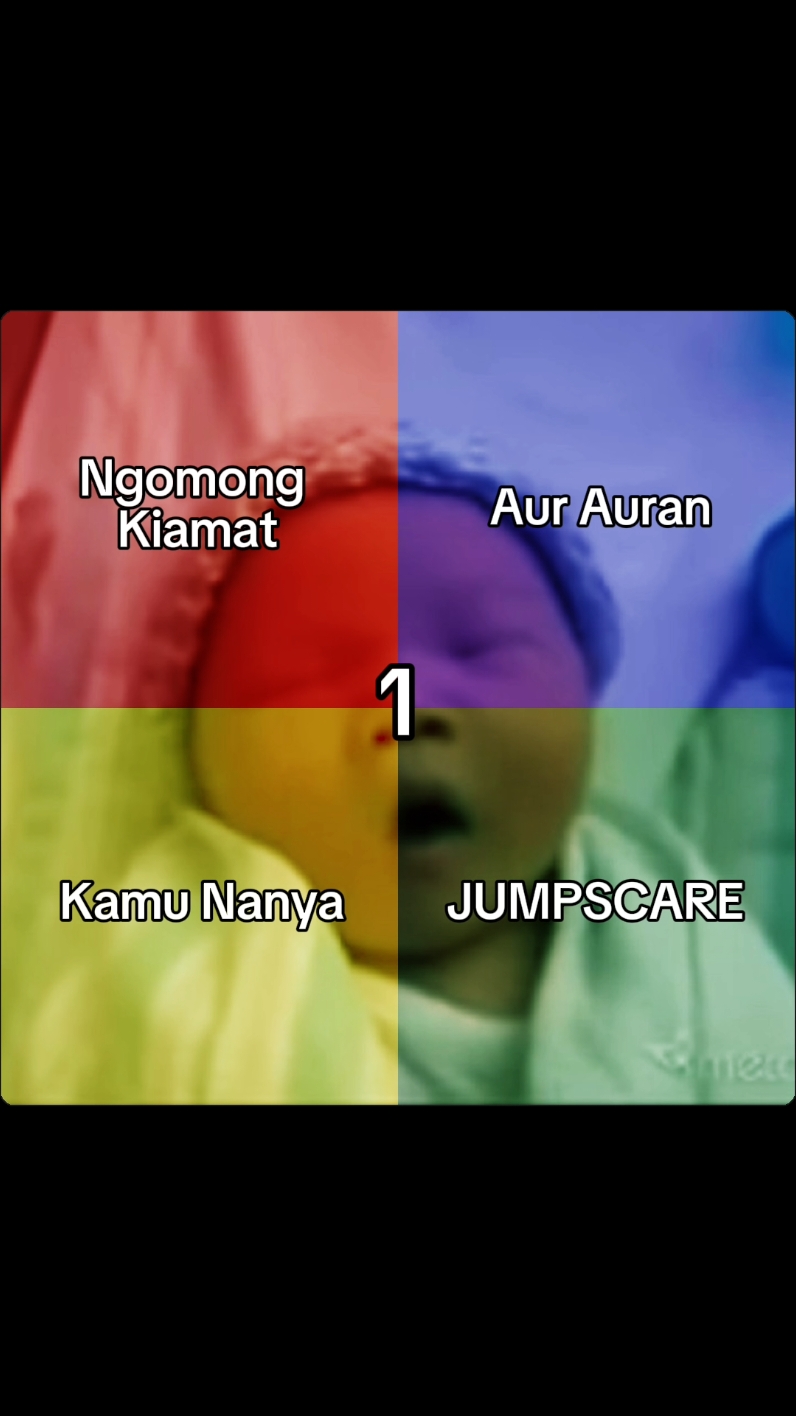 ⚠️JUMPSCARE ALRET⚠️ DUARR hehehe :v .  #kahoot #bayi #bayingomongkiamat #fyp #pilih #jumpscare 