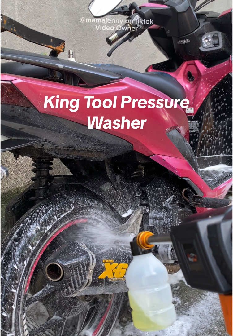 600+ lang may gantong kalakas na pressure washer kana. #fyp #pressurewasher #kingtoolpressurewasher #kingtool #kingtoolhighpressurewasher #wirelesscarwasher 