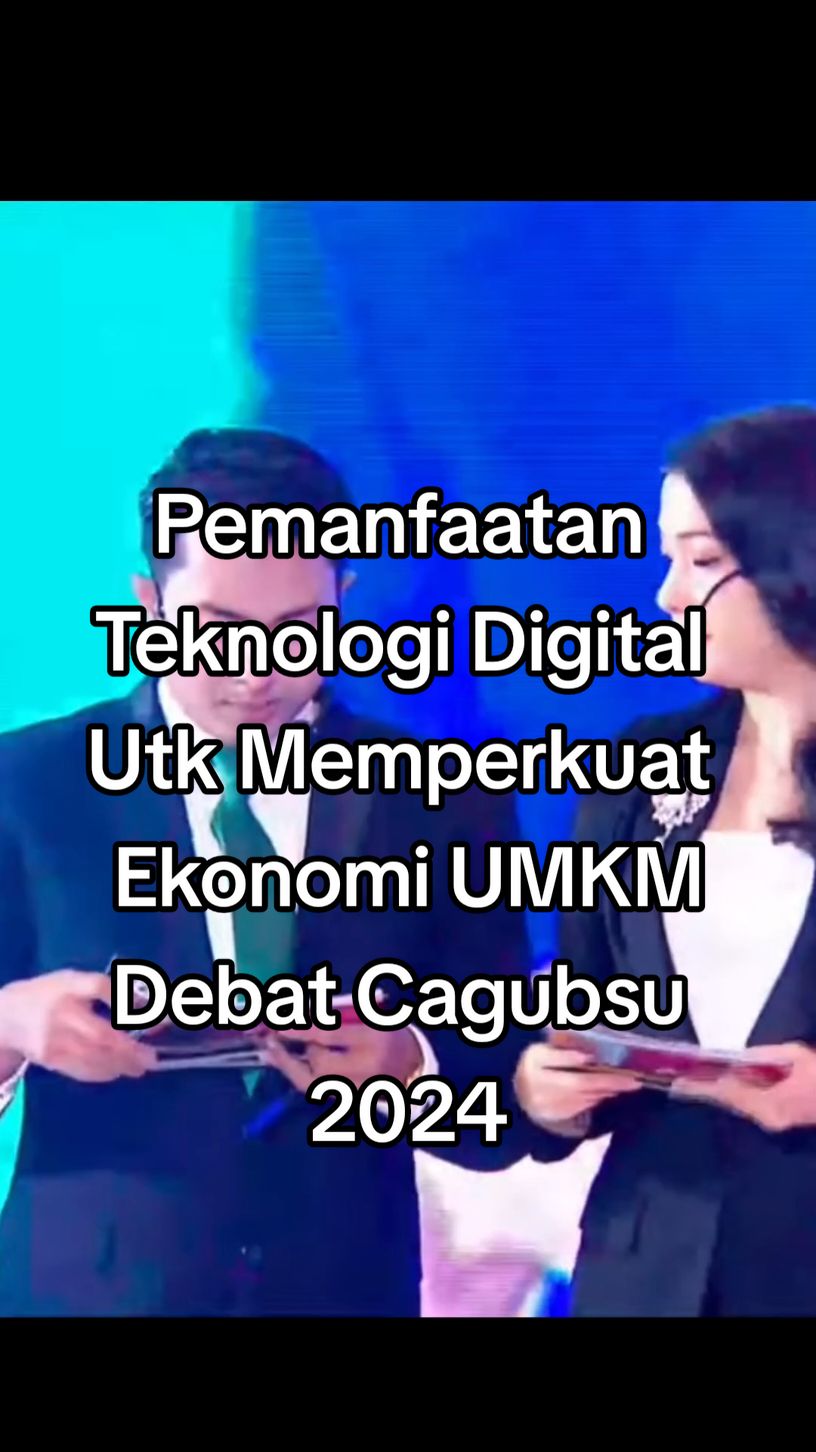 Debat Calon Gubernur Sumut 2024. Pemanfaatan Teknologi Digitalisasi Untuk Penguatan Ekonomi UMKM. #debat #calon #gubernur #sumut #2024 #provinsi #sumaterautara #edyrahmayadi #bobbynasution #umkm 