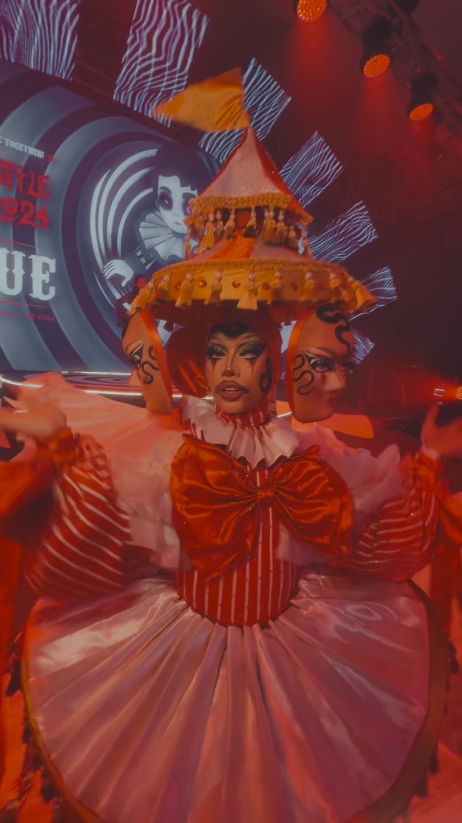 THE FACE OF THE CIRQUE 2024 - That's your girl, Khianna with a K! And that's K for what? K-arousel! 🎠 This year's @shakerattleandball look 🎪✨️ 📹 @shaeshuek  Edited by @davidmarionnn