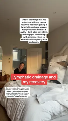 One of the things that has helped me with my trauma recovery has been getting a lymphatic drainage session every couple of months. In reality I think a big part of it is building up a relationship with someone I trust to check in with my body now and again.  Ana js very skilled and also works very cautiously around my stoma bag which helps me build up confidence in my body again. So let’s dive into the amazing benefits of lymphatic drainage! 1. Detoxification: Lymphatic drainage helps eliminate toxins from your body. It boosts your lymphatic system, which plays a crucial role in detoxifying and keeping your immune system strong. Say goodbye to that sluggish feeling! 2. Reduced Swelling: If you’re dealing with puffiness or swelling, especially after workouts or travel, lymphatic drainage can help reduce that. It encourages fluid movement, leaving you feeling lighter and more energized. 3. Improved Circulation: This treatment enhances blood flow and lymphatic circulation, which can lead to better oxygen and nutrient delivery throughout your body. Your skin will look more vibrant! 4. Relaxation & Stress Relief: Let’s be real—self-care is essential! Lymphatic drainage is incredibly soothing and can help reduce stress levels. It’s the perfect way to unwind after a hectic day. 5. Skin Benefits: Want that glow? This therapy can improve skin texture and tone. By promoting detoxification, it can help with issues like acne and other skin conditions, giving you a fresh-faced look! 6. Pain Relief: If you suffer from chronic pain or discomfort, lymphatic drainage can provide relief by easing tension in your body. It’s a gentle, natural way to feel better. 7. Post-Surgery Recovery: For those recovering from surgery, lymphatic drainage can speed up healing. It reduces inflammation and helps the body recover more efficiently. 8. Better Sleep: Who doesn’t want a good night’s sleep? By reducing stress and promoting relaxation, this treatment can help you fall asleep faster and enjoy deeper rest. 9. Enhanced Immunity: A healthy lymphatic system means a stronger immune response. Lymphatic drainage can help your body fight off illness more effectively, keeping you feeling your best. 10. Boosted Energy Levels: After a session, many people report feeling revitalized. It’s like hitting the reset button on your energy levels! If you’re curious about lymphatic drainage, consider incorporating it into your wellness routine. Whether through massage, a specialised treatment, or even self-care practices at home, your body will thank you! Remember, self-care aint selfish—we only get ONE LIFEEEEEE. 💚 #SelfCare #selfcareroutine #selfcaretiktok #lymphaticdrainage #lymphaticdrainagemassage #ptsdrecovery #traumatherapy #massagetherapy 