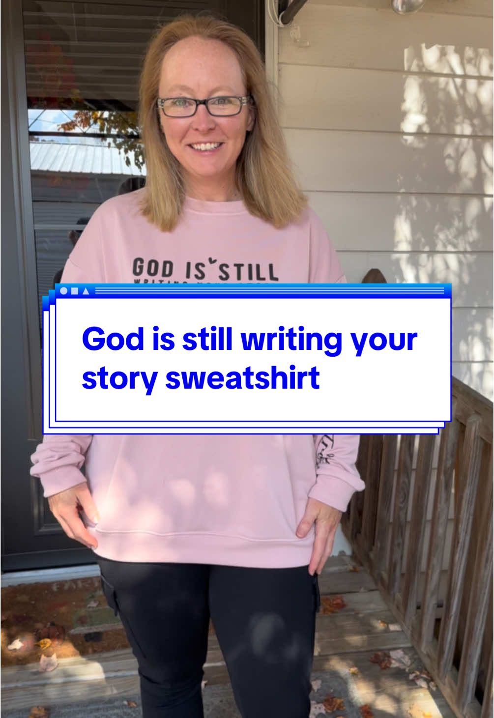 I love this sweatshirt! Its soft, not too thick perfect for fall or layering! Great gift idea! #faithsweatshirt #christiansweatshirt #womenssweatshirts #godisstillwritingyourstorysweatshirt 