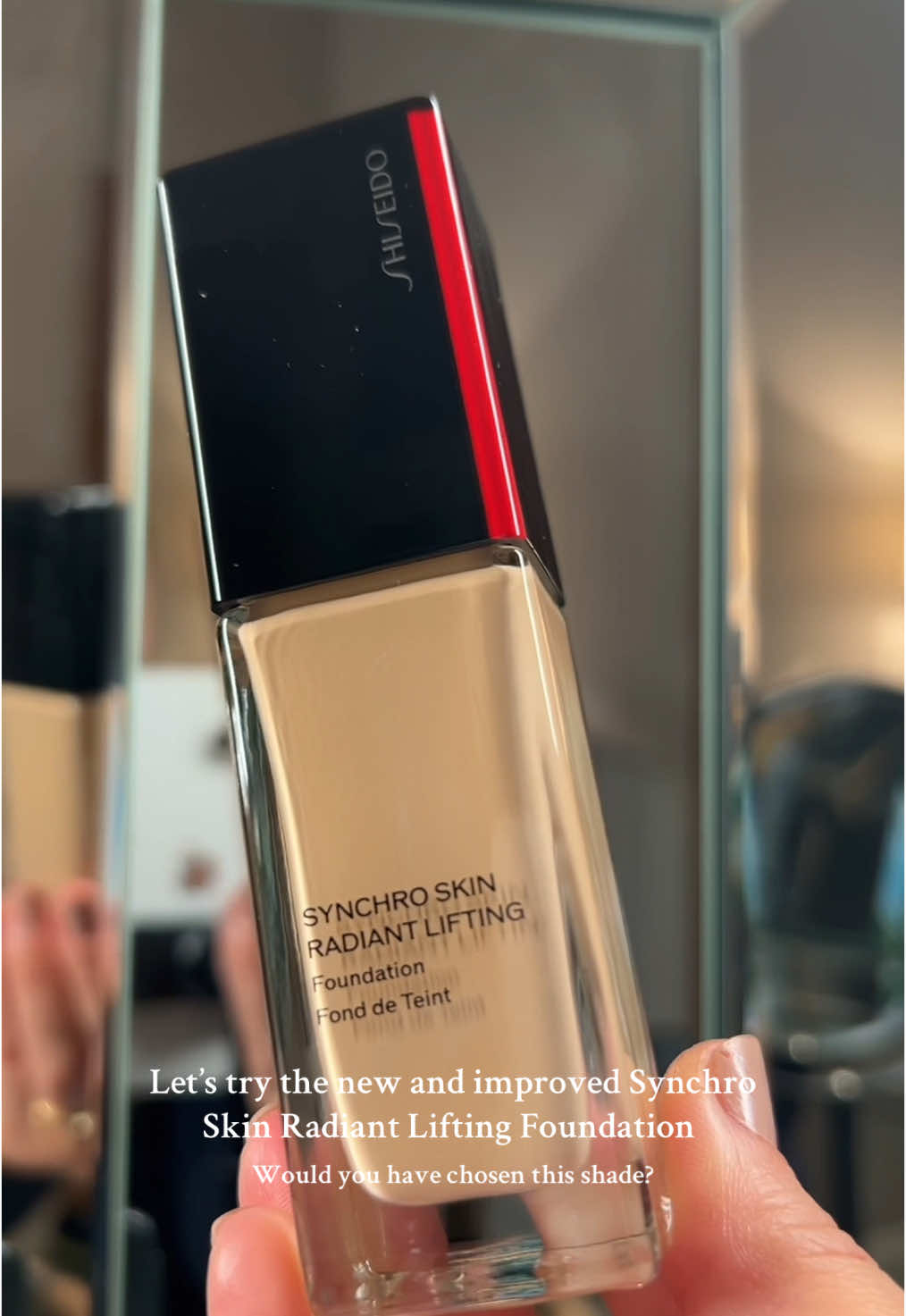 Let’s try the new and improved Synchro Skin Radiant Lifting Foundation 💞💖💕  @SHISEIDO #makeup #foundation