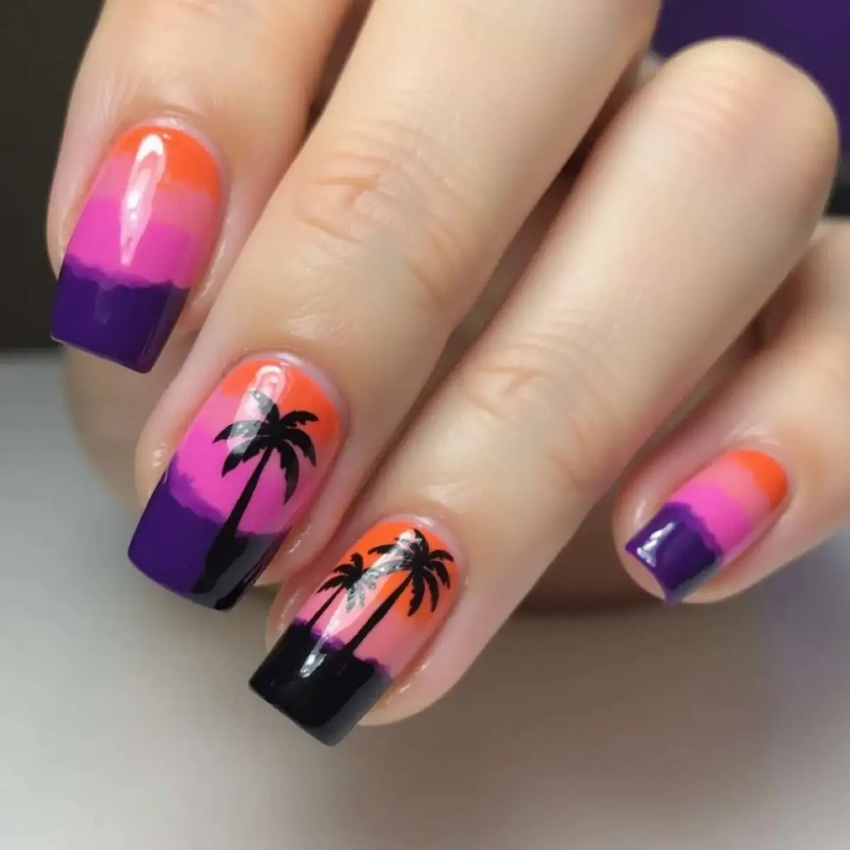 Subject: California cocktail #pressonnails #diynailsathome #nailsathome #pressonnailstutorial #nails #nailevated #LifeHack #beauty #beautyhacks #glueonnails #AI #BLBLINK 