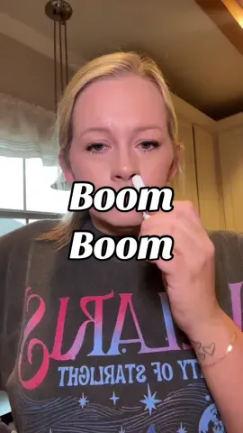 Opens up those nasal passages and wakes me up too 😂 #sinusrelief #boomboom 