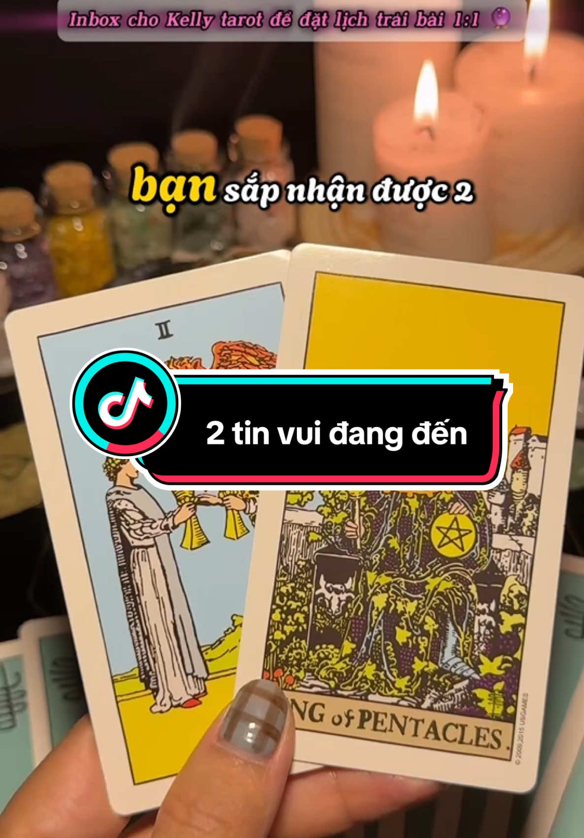 2 tin vui đang tìm đến bạn 💵❤️‍🔥 #kellytarot #boibaitarot #tarot #trending #xuhuong #manifest #healing #Love 