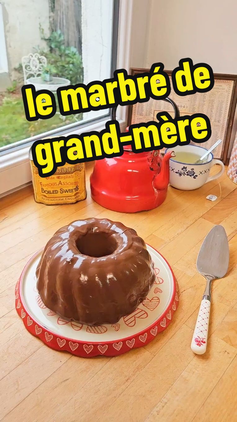 #cake #marbré #vintage #recettedegrandmere 