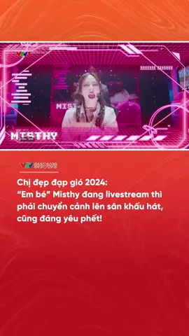 Em bé - Misthy lên sân khấu Chị đẹp đạp gió quẩy đỉnh nóc bay phấp phới #vtvshows #tiktokgiaitri #hesinhthaikenhvtvshows #xemthemtrenvtvshows #chidepdapgio2024 #misthy 