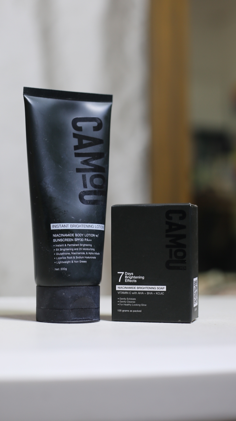 Replying to @raul6m  Camou For Men Skin care routine for men: Korean skincare products for dry skin  Is Camou’s Niacinamide Brightening Soap drying on the skin?  A follower, Sheumatshi, asked if this soap feels drying because it contains kojic acid. Some kojic soaps can be drying for certain skin types, but I’ve been using Camou’s Niacinamide Brightening Soap daily without any issues. It has a balanced mix of Vitamin C, AHA, BHA, and niacinamide for hydration and brightening—perfect for skin support especially for dry skin.  If you’re unsure, start with 2-3 uses per week and see how your skin responds. Also, I recommend pairing it with Camou’s Brightening Lotion to keep your skin hydrated, glowing, and protected.  Feel free to comment if you have any questions about Skin products —let’s chat!  #camouformen #dryskin #skinproducts #skincareroutineformen #niacinamidesoap #lotion #skincarefordryskin  @camouformen 