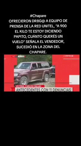 #Chapare OFRECIERON DR8G@ A EQUIPO DE PRENSA DE LA RED UNITEL, 