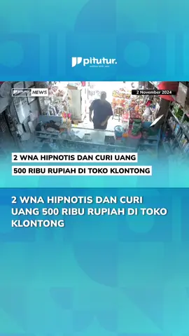 Rekaman CCTV tangkap dua warga negara asing (WNA) lakukan aksi hipnotis dan curi uang sebesar Rp 500 ribu di toko kelontong di Kecamatan Galis, Bangkalan, Madura.  Kapolres Bangkalan AKBP Febri Isman Jaya imbau warga untuk waspada terhadap WNA mencurigakan. _ Pitutur News #bangkalan #kriminal  #kejahatan #hipnotis #warungmadura 