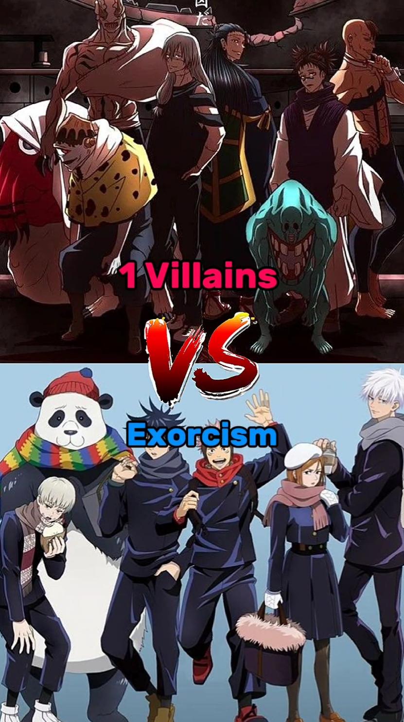 Vilains 🆚 Exorcism | who is strongest? #jujutsukaisen #jjk #exorcism #gojo #Antagonistes #Yuji #Kenjaku #Sukuna #new #gen #power #1v1 #manga #Anime #versus #vs #fax #real #1v1 #itach1_respect #win #winner #overall 