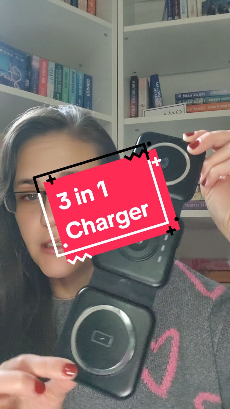 3 in 1 Charger, grab now for stocking stuffers!!!! #3in1charger  #chargingstation  #techtok  #wirelesscharger  #tiktokshop  #stockingstuffer  #christmas 