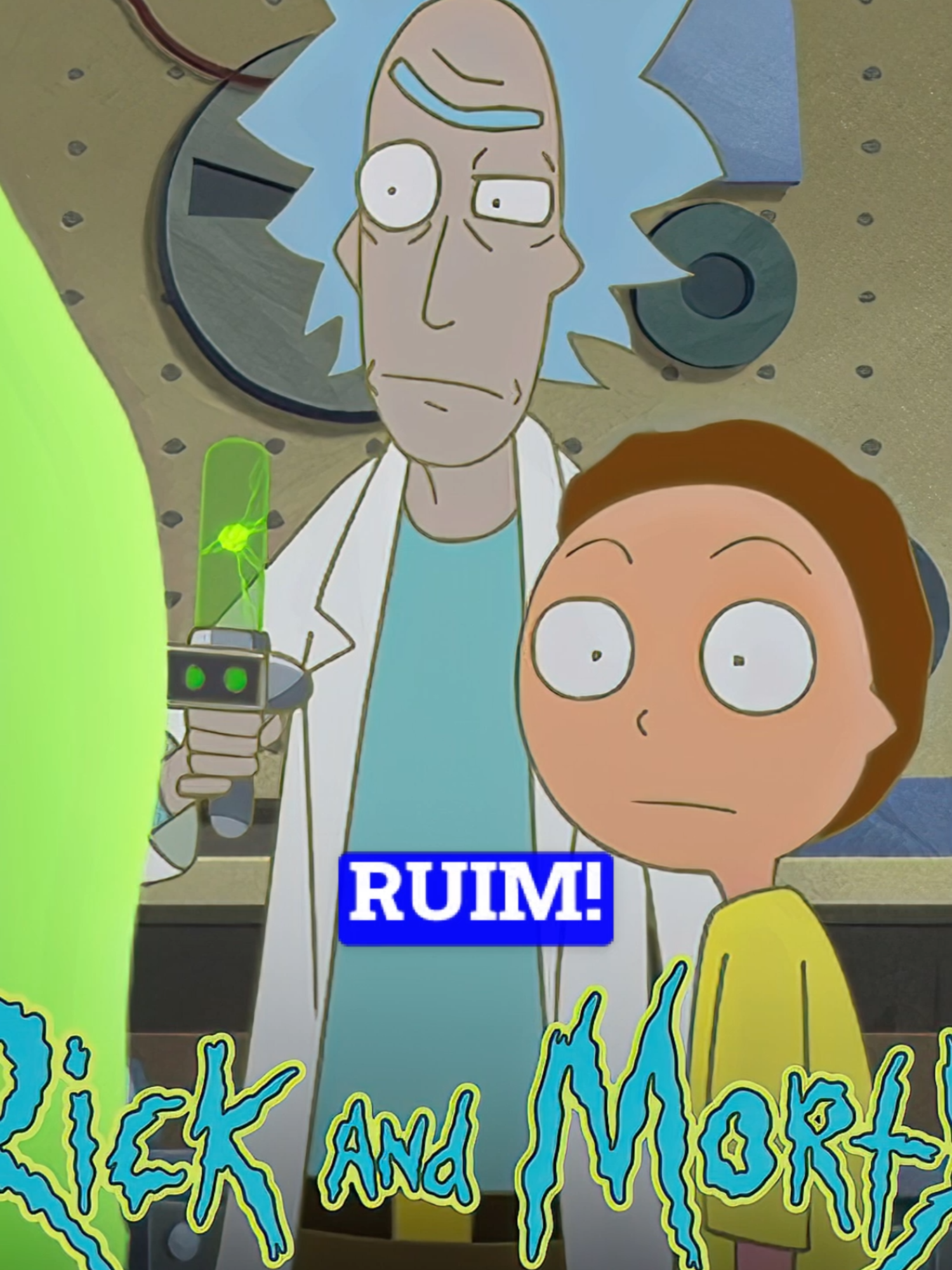 O anime de Rick And Morty é nojento de ruim! #rickandmorty #anime #ruim #adultswim