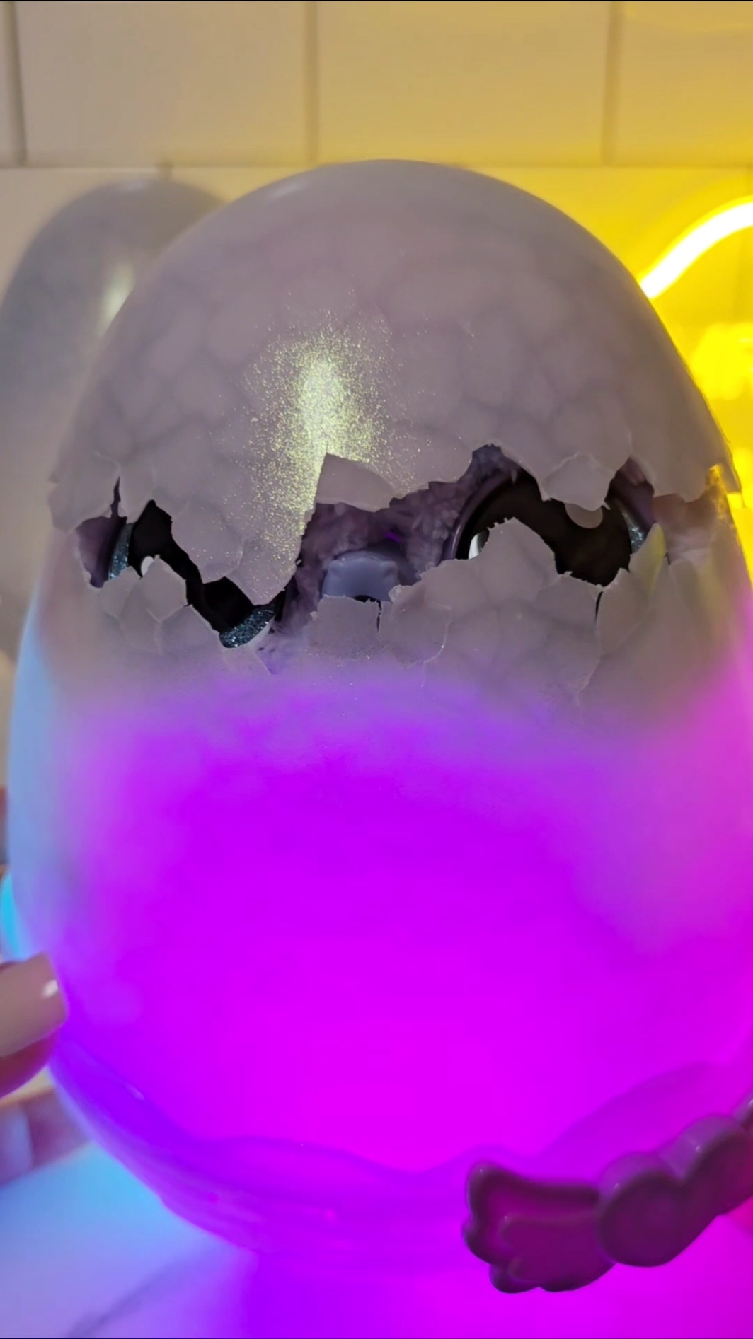 Hatchimals Alive Mystery Hatch Pufficorn and Draggle! 🥚✨️  #asmr #hatchimals #hatchimalsalive #egg #hatching #nostalgia 