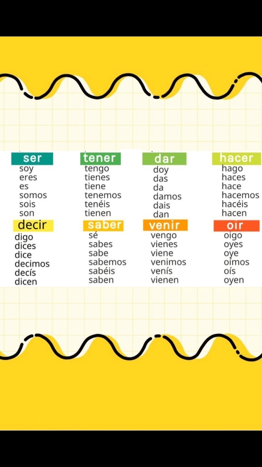 Verbos irregulares (practica) parte 2 ¡Espero que os guste! ❤ #fyp #foryoupage #español #a1 