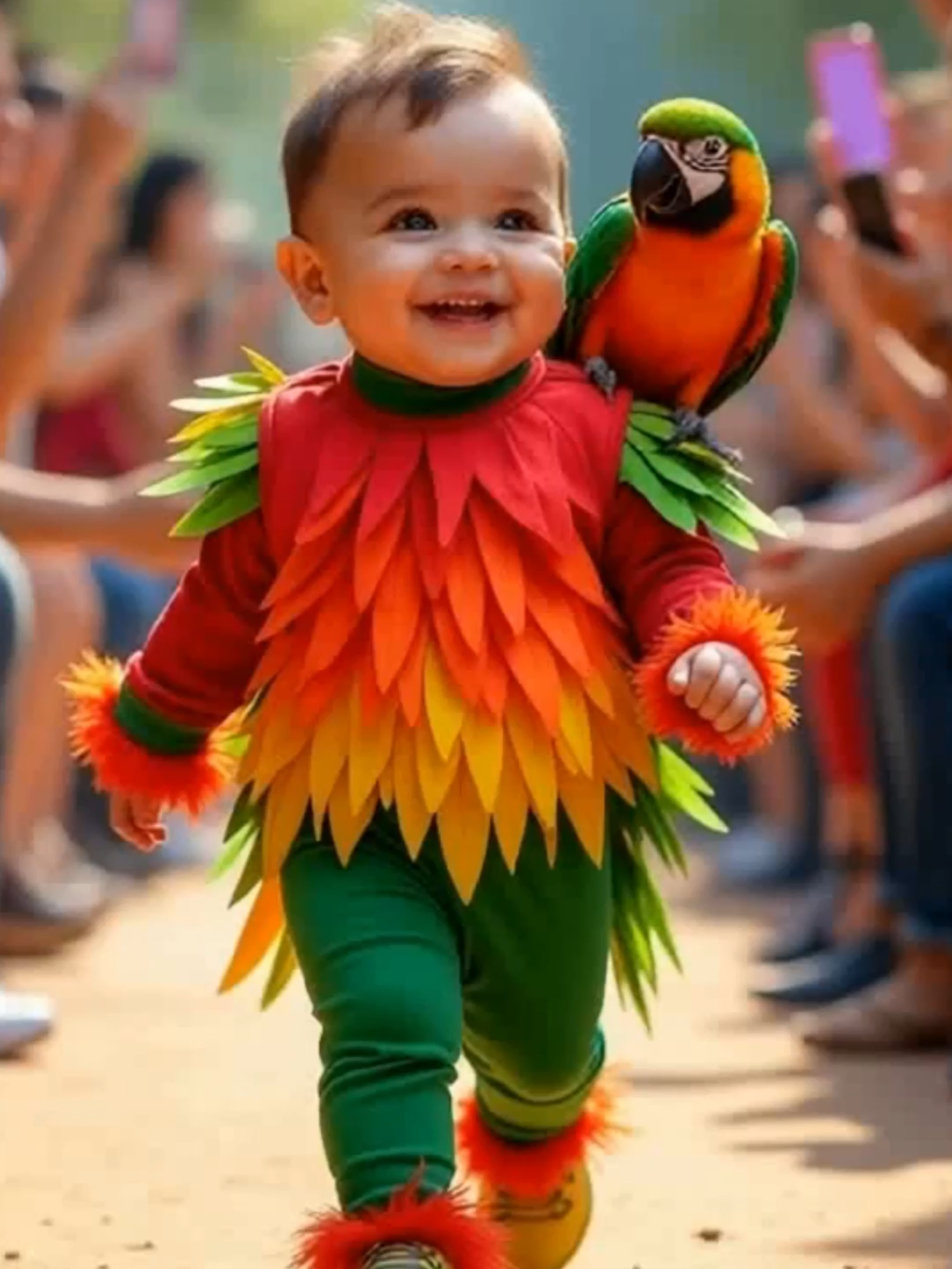 Cutest Baby Shark Dance on the Runway! 🐥✨ #TooCuteToHandle #Cute #Fashion #Baby #BabySharkDance #RunwayStar #FYP #Viral #KidsFashion #BabyDancing #Desfile #Adorable #FunMoments #Kids, aI-motion