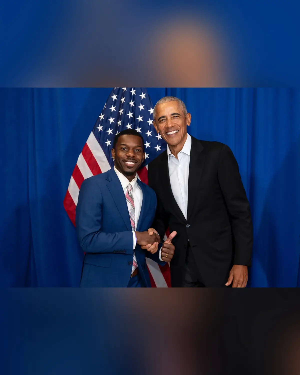 Obama said I need to stop goofing off at work 😅😅 but also to keep doin my thang so that sounds like a win-win to me 💯 appreciate your time sir 🫡  Read the 2nd slide 😌