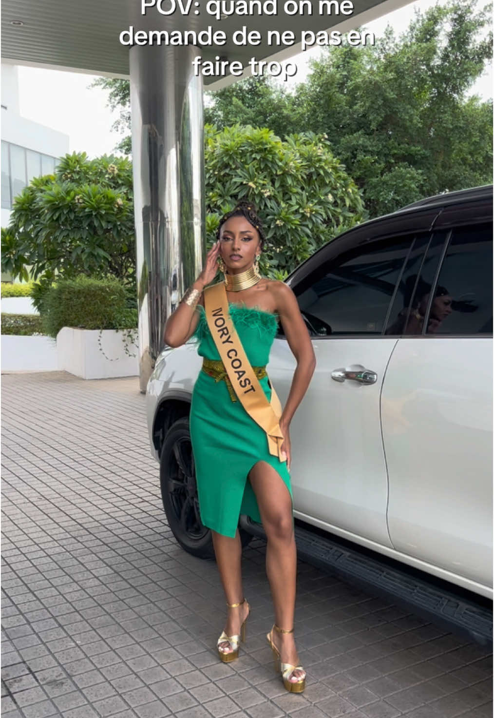 En vrai je me suis trouvee plutot calme pendant cette aventure 😂 attendez que je retrouve mon DUO aussi vous allez connaitre la vraie Aya  . . . #missgrand #missgrandinternational #cotedivoire #225 #thailand #225 #forfun #africanqueen #grandjourney 