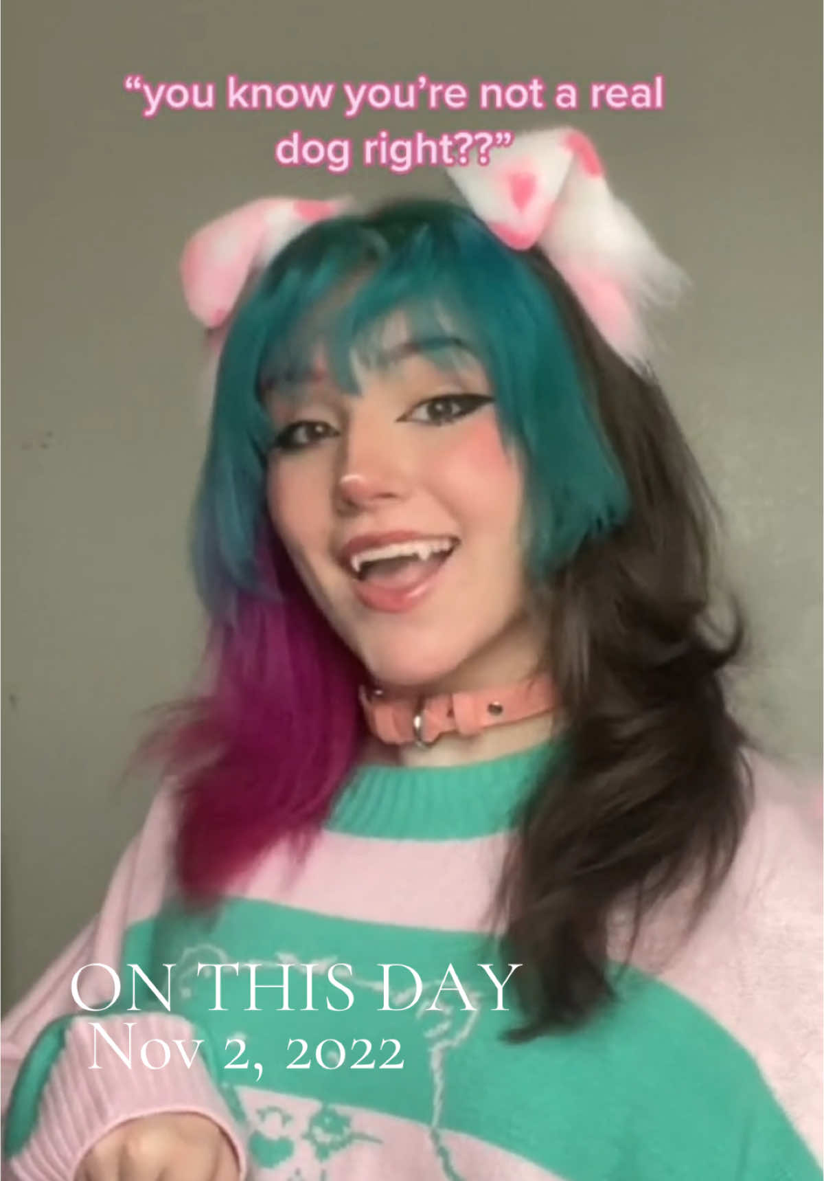 #onthisday yall love to hate this one #doggirl #puppygirl #kemonomimi